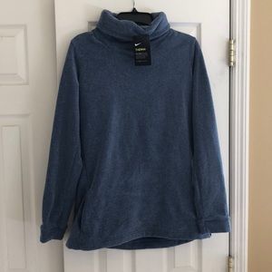 Blue/grey Nike Therma sweatshirt